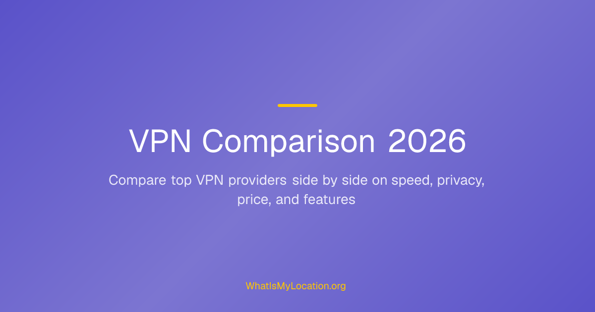VPN Comparison 2026 — NordVPN vs ExpressVPN vs Surfshark | What Is My ...
